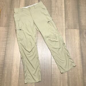 L.L.‎ Bean Pants Womens Size 10 Beige Vista Trekking Hiking Cargo Straight Leg